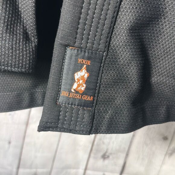 BJJ Gi A2 Your Jiu Jitsu Gear Black Uniform Top Fighting Kung Fu Martial Arts - Picture 2 of 6